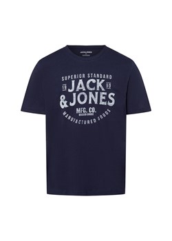 Jack & Jones Koszulka męska - JJJeans Tee Mężczyźni Bawełna granatowy nadruk ze sklepu vangraaf w kategorii T-shirty męskie - zdjęcie 174850096