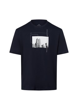 Armani Exchange Koszulka męska Mężczyźni Bawełna indygo nadruk ze sklepu vangraaf w kategorii T-shirty męskie - zdjęcie 174850098