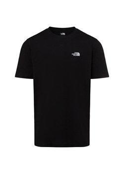 The North Face Koszulka męska Mężczyźni Bawełna czarny jednolity ze sklepu vangraaf w kategorii T-shirty męskie - zdjęcie 174850099