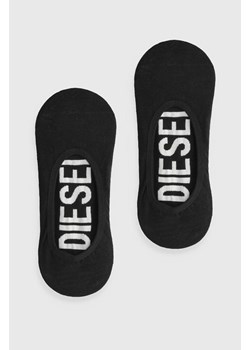 Diesel skarpetki SKM-HIDEPAT-TWOPACK SOCKS 2PACK 2-pack męskie kolor czarny 00S0MG.0IQAS ze sklepu ANSWEAR.com w kategorii Skarpetki męskie - zdjęcie 174851038