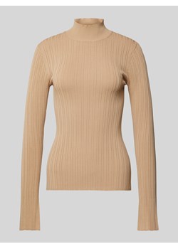 Sweter z dzianiny ze stójką model ‘KYLIE’ ze sklepu Peek&Cloppenburg  w kategorii Swetry damskie - zdjęcie 174855646