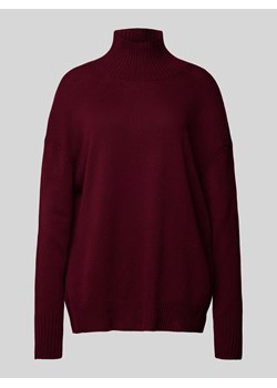 Sweter z dzianiny z kaszmiru ze stójką ze sklepu Peek&Cloppenburg  w kategorii Swetry damskie - zdjęcie 174855888