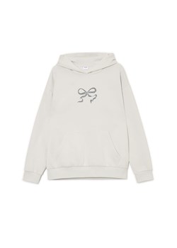 Cropp - Bluza z motywem kokardy - jasny szary ze sklepu Cropp w kategorii Bluzy damskie - zdjęcie 174856638
