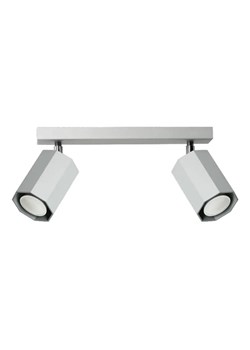 Minimalistyczny plafon metalowy E170-Fonat - popiel ze sklepu Edinos.pl w kategorii Oświetlenie ogrodowe - zdjęcie 174860348