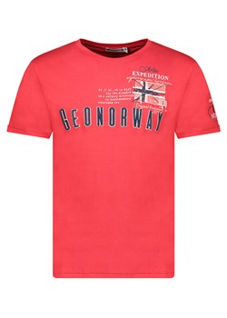 Geographical Norway Koszulka w kolorze czerwonym ze sklepu Limango Polska w kategorii T-shirty męskie - zdjęcie 174861688