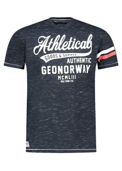 Geographical Norway Koszulka &quot;Jortlab&quot; w kolorze granatowym ze sklepu Limango Polska w kategorii T-shirty męskie - zdjęcie 174861857