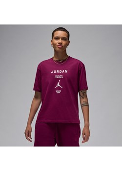 Damski T-shirt o fasonie typu girlfriend Jordan - Czerwony ze sklepu Nike poland w kategorii Bluzki damskie - zdjęcie 174870297