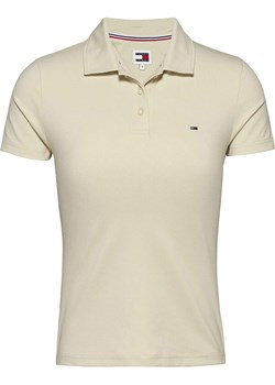 Tommy Hilfiger Koszulka polo w kolorze beżowym ze sklepu Limango Polska w kategorii Bluzki damskie - zdjęcie 174873218