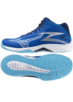 Buty do siatkówki Mizuno Thunder Blade Z Mid M V1GA237501 niebieskie ze sklepu ButyModne.pl w kategorii Buty sportowe męskie - zdjęcie 174874526