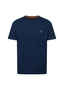 BOSS Orange Koszulka męska - Tales Mężczyźni Bawełna indygo jednolity ze sklepu vangraaf w kategorii T-shirty męskie - zdjęcie 174875105