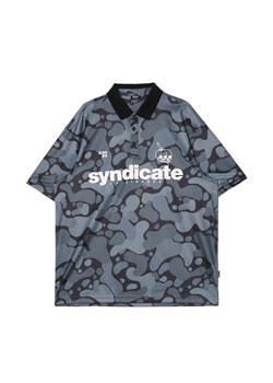 Cropp - Koszulka polo z nadrukiem - czarny ze sklepu Cropp w kategorii T-shirty męskie - zdjęcie 174876125