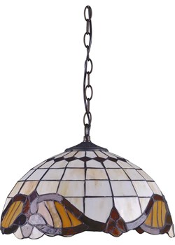 Szklana lampa wisząca z witrażowym kloszem - S998 G9-C79 ze sklepu Edinos.pl w kategorii Lampy wiszące - zdjęcie 174880385