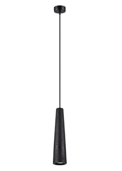 Czarna loftowa lampa wisząca z betonu A614 K3-N34 ze sklepu Edinos.pl w kategorii Lampy wiszące - zdjęcie 174880638