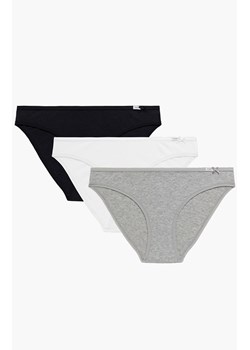 3-pack figi damskie bikini 3CLP-001-CZA/BIA/SZMJ, Kolor czarno-biało-szary, Rozmiar S, ATLANTIC ze sklepu Primodo w kategorii Majtki damskie - zdjęcie 174882329