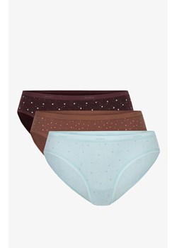 Figi damskie bikini 3-pack 3LP-202, Kolor multicolour, Rozmiar 2XL, ATLANTIC ze sklepu Primodo w kategorii Majtki damskie - zdjęcie 174882429