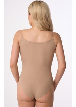 Beżowe body damskie na ramiączkach Tia, Kolor beżowy, Rozmiar S, Babell ze sklepu Primodo w kategorii Body damskie - zdjęcie 174883938