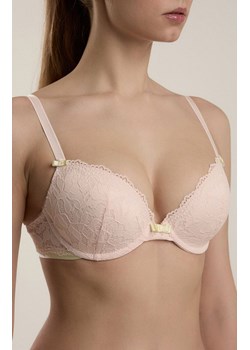 Koronkowy biustonosz push-up janoróżowy Nymphe TB1090, Kolor jasnoróżowy, Rozmiar 70C, Conte ze sklepu Primodo w kategorii Biustonosze - zdjęcie 174885678