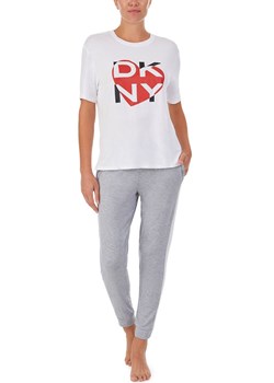 DKNY Piżama damska 2-częściowa YI3122448 regular fit, Kolor biały, Rozmiar M, DKNY ze sklepu Primodo w kategorii Piżamy damskie - zdjęcie 174887059