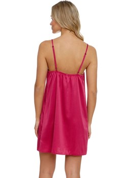 Doctor Nap Elegancka koszula nocna ze zwiewnej satyny w kolorze fuksji TM.5101.FUCHSIA, Kolor fuksja, Rozmiar L, Doctor Nap ze sklepu Primodo w kategorii Koszule nocne - zdjęcie 174887467
