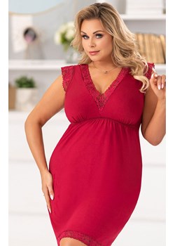 Koszulka nocna Vera plus size, Kolor bordowy, Rozmiar 4XL, Donna ze sklepu Primodo w kategorii Koszule nocne - zdjęcie 174887877