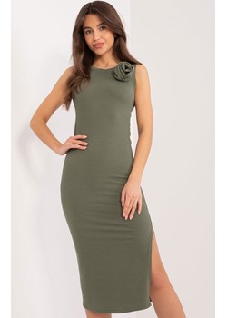 Sukienka bodycon khaki DHJ-SK-17732.22, Kolor khaki, Rozmiar uniwersalny, ITALY MODA ze sklepu Primodo w kategorii Sukienki - zdjęcie 174889839