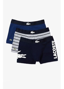 Bokserki męskie iconic 5H1803 3-pack, Kolor szaro-granatowy, Rozmiar S, Lacoste ze sklepu Primodo w kategorii Majtki męskie - zdjęcie 174898037