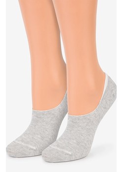 Marilyn 2-pack stopki damskie z silikonem szare Silicon, Kolor szary, Rozmiar 35-38, Marilyn ze sklepu Primodo w kategorii Skarpetki damskie - zdjęcie 174900436