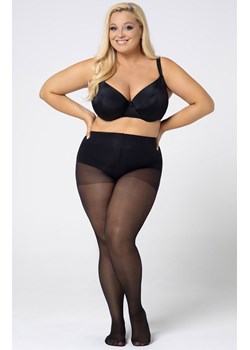 Plus size gładkie rajstopy damskie Reinforced victoria 30 DEN, Kolor czarny (onyx), Rozmiar 5, Mona Queen Size ze sklepu Primodo w kategorii Rajstopy - zdjęcie 174904288