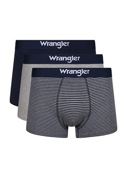 Wrangler 3-pack bawełniane bokserki męskie Howells, Kolor granatowo-szary, Rozmiar XL, Wrangler ze sklepu Primodo w kategorii Majtki męskie - zdjęcie 174914378