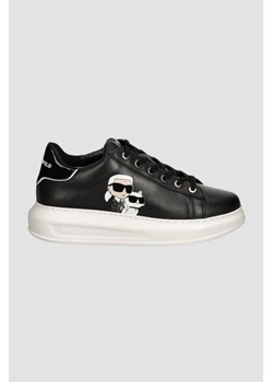 KARL LAGERFELD Czarne sneakersy KAPRI Twin NFT Lo Lace, Wybierz rozmiar 37 ze sklepu outfit.pl w kategorii Buty sportowe damskie - zdjęcie 174918739