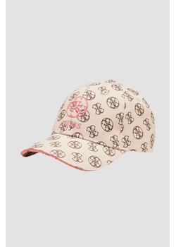 GUESS Beżowa czapka z daszkiem Olympe Baseball Cap ze sklepu outfit.pl w kategorii Czapki z daszkiem damskie - zdjęcie 174918796