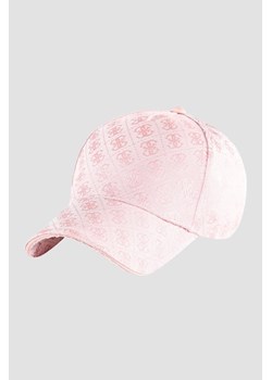 GUESS Różowa logowana czapka Baseball Cap ze sklepu outfit.pl w kategorii Czapki z daszkiem damskie - zdjęcie 174918826