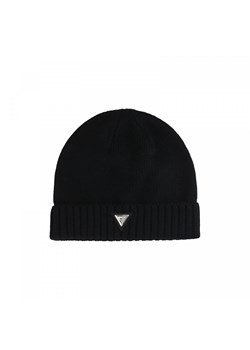 Damska czapka zimowa Guess Beanie Sweater - czarna ze sklepu Sportstylestory.com w kategorii Czapki zimowe damskie - zdjęcie 174921959