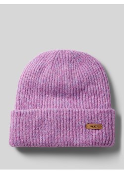 Czapka beanie z naszywką z logo model ‘Witzia’ ze sklepu Peek&Cloppenburg  w kategorii Czapki zimowe damskie - zdjęcie 174922726