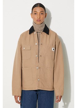 Carhartt WIP kurtka OG Michigan Coat damska kolor beżowy przejściowa oversize I032235.2I702 ze sklepu PRM w kategorii Kurtki damskie - zdjęcie 174923365