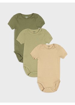 Sinsay - Body 3 pack - khaki ze sklepu Sinsay w kategorii Odzież dla niemowląt - zdjęcie 174925579