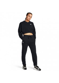 Damskie spodnie dresowe Under Armour UA Rival Terry Jogger - czarne ze sklepu Sportstylestory.com w kategorii Spodnie damskie - zdjęcie 174927558