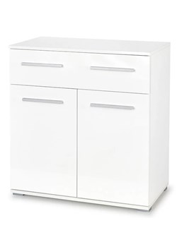 Modernistyczna komoda Kaloe C6 - biały połysk ze sklepu Edinos.pl w kategorii Komody - zdjęcie 174929569