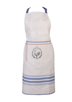 Clayre &amp; Eef Fartuch w kolorze kremowo-niebieskim - 70 x 85 cm ze sklepu Limango Polska w kategorii Ścierki kuchenne - zdjęcie 174930429