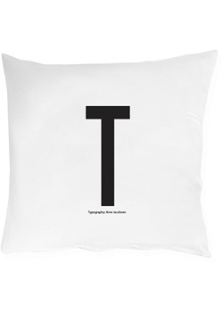 Design Letters Poszewka w kolorze białym na poduszkę - 80 x 80 cm ze sklepu Limango Polska w kategorii Poduszki dekoracyjne - zdjęcie 174930706