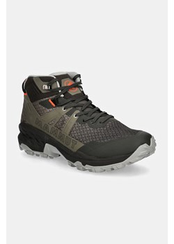 Mammut buty Sertig II Mid GTX męskie kolor zielony ze sklepu ANSWEAR.com w kategorii Buty trekkingowe męskie - zdjęcie 174936538