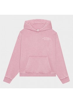 Dziewczęca bluza dresowa nierozpinana z kapturem 4F 4FJRAW24TSWSF1669 - różowa ze sklepu Sportstylestory.com w kategorii Bluzy dziewczęce - zdjęcie 174936778