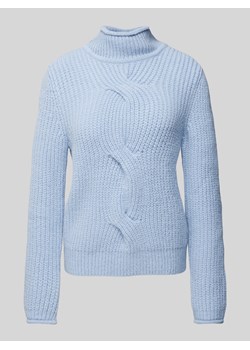 Sweter z dzianiny ze stójką ze sklepu Peek&Cloppenburg  w kategorii Swetry damskie - zdjęcie 174936936