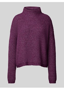 Sweter z dzianiny ze stójką model ‘Safineynny’ ze sklepu Peek&Cloppenburg  w kategorii Swetry damskie - zdjęcie 174937527