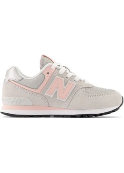 Buty New Balance PC574EVK beżowy ze sklepu ButyModne.pl w kategorii Buty sportowe dziecięce - zdjęcie 174938118