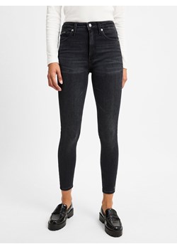 Calvin Klein Jeans Damskie spodnie jeansowe 5-pkt Kobiety Bawełna antracytowy jednolity ze sklepu vangraaf w kategorii Jeansy damskie - zdjęcie 174939278