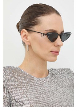 Jimmy Choo okulary przeciwsłoneczne damskie kolor czarny 0JC4001B ze sklepu ANSWEAR.com w kategorii Okulary przeciwsłoneczne damskie - zdjęcie 174948496