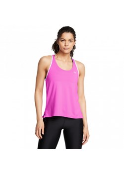 Damski top treningowy Under Armour Knockout Tank - różowy ze sklepu Sportstylestory.com w kategorii Bluzki damskie - zdjęcie 174952808