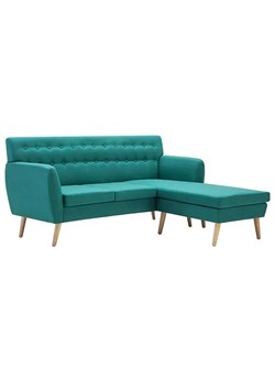 Tapicerowana pikowana sofa Kova 2G - zielona ze sklepu Edinos.pl w kategorii Sofy i kanapy - zdjęcie 174953219