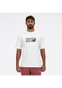 Koszulka męska New Balance MT41524WT – biała ze sklepu New Balance Poland w kategorii T-shirty męskie - zdjęcie 174953899